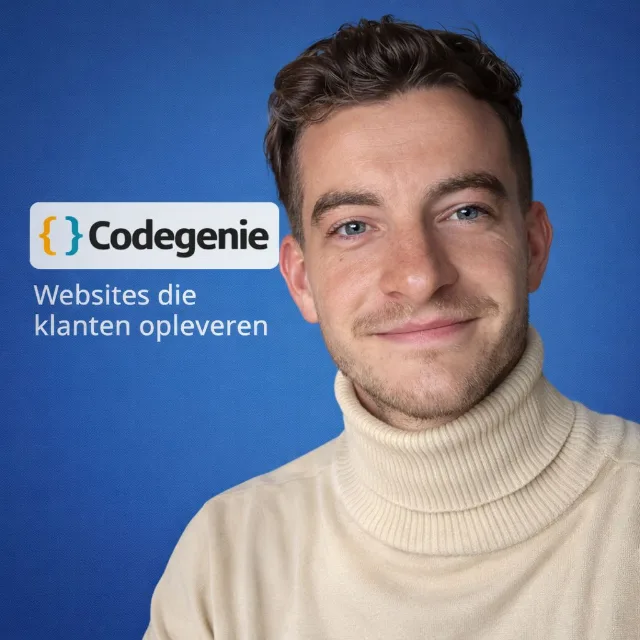 Professional portrait of Jordy L’Oeuille, developer behind Codegenie